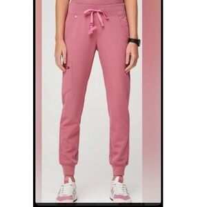 FIGS NWT Breast Cancer Edition‎ High Waist Zamora Jogger Scrub Pants Large Tall